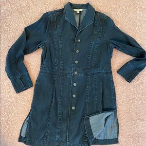 Coldwater Creek Denim Duster with pockets